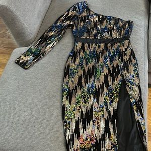 Sequin Dress- One Shoulder